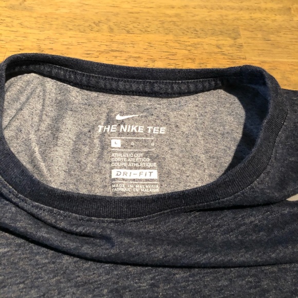 Navy Nike Dri Fit Shirt - Picture 4 of 5